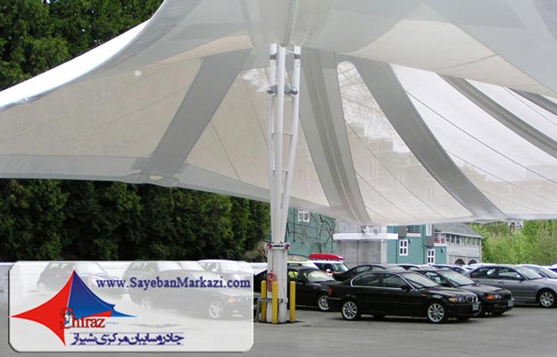 ساخت و نصب چادر و سایبان پارکینگ در شیراز 
